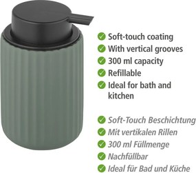 Зелен керамичен дозатор за сапун Belluno - Wenko