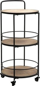 Метална маса за сервиране на колелца 41,5x40 cm Arex – Mauro Ferretti