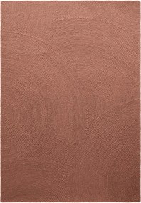 Теракотен ръчно изработен вълнен килим 200x300 cm Calmio – Hanse Home