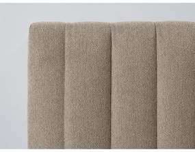 Бежово/естествено двойно легло с решетка 160x200 cm Oceane - Bobochic Paris