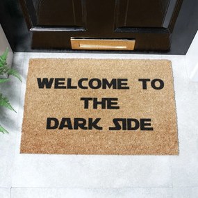 Изтривалка от кокосови влакна 40x60 cm Welcome to the Darkside – Artsy Doormats