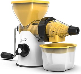 Приставка за сок и сорбе Izibizi PS-308J, Съвместима само с Izibizi PS-336A, Сменяеми, Без основа, Без BPA, Жълт