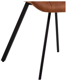 Кафяви трапезни столове в комплект от 2 броя Waylor - Actona