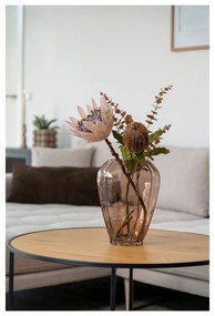 Кафява стъклена ваза (височина 29 cm) – House Nordic