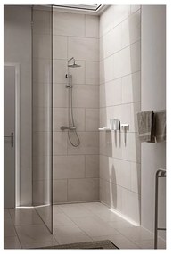 Бял метален дозатор за сапун, монтиран на стена, 200 ml Rim - Zone