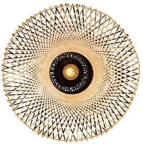 Ориенталска външна таванна лампа бамбук 50 см IP44 - Rina