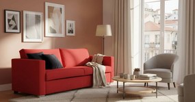 Диван Smart  two seater-120φ 90β cm.-Red