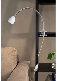 Бяла LED настолна лампа (височина 10,5 cm) Tulip – Markslöjd