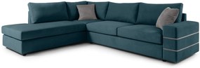 Ъглов диван Holmes-Petrol-Left