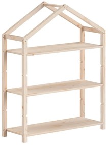 Детска библиотека от масивен бор в естествен цвят 111x141x40 cm Dallas – Vipack