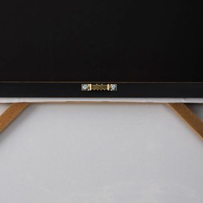 Картина atmosphera Lupita, Принт на платно 58x78 см, Леопард, Ефект алуминий