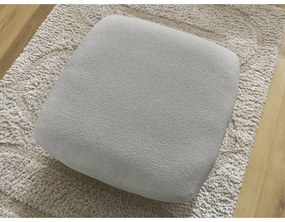 Светлосива табуретка от прежда с примки от букле Leonore – Bobochic Paris