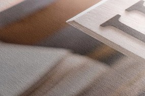 Картина на платно – Дървени букви с надпис Home