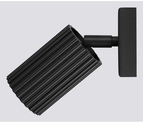 Черен прожектор 8x16 cm Gleam – Sollux