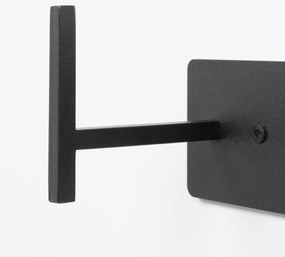 Черна метална стенна закачалка Chapman - Spinder Design