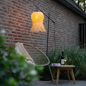 Ориенталска подова лампа за външен монтаж бамбук IP44 - Carlos