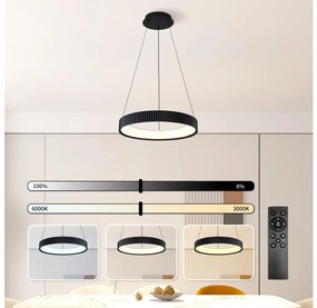 Brilagi - FALCON MODERN висящ LED полилей на кабел, с възможност за димиране, LED/30W/230V 40 см черен + дистанционно управление
