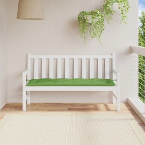 Възглавница за градинска пейка меланж зелена 150x50x7 см плат