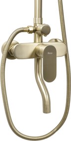 Комплект за душ REA DROP Brush Gold