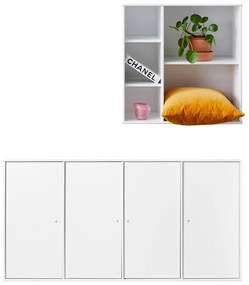 Бял комплект от скрин и етажерка Hammel Mistral Kubus - Hammel Furniture