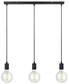 Черна таванна светлина три Sky - Markslöjd