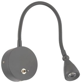 ONLI - LED Гъвкав малка лампа LEXI LED/1W/230V 4000K сив