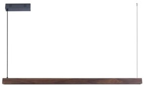 Immax NEO 07300L-LED Димируема люстра на кабел MADEIRA 26W/230V Wi-Fi Tuya 122 cm орех