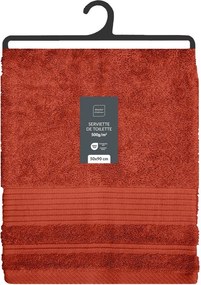 Памучна кърпа от тери в тухлен цвят 50x90 cm Tendresse – douceur d'intérieur