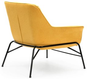 Жълт фотьойл Sadira - Teulat