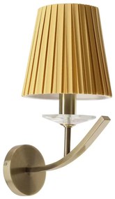 Настенна лампа VITORIA 1xE14/40W/230V жълта/месинг