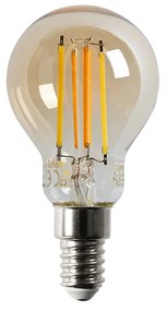 Комплект от 5 Smart E14 димируема в Kelvin LED лампа P45 goldline 4.9W 470 lm 1800-4000K