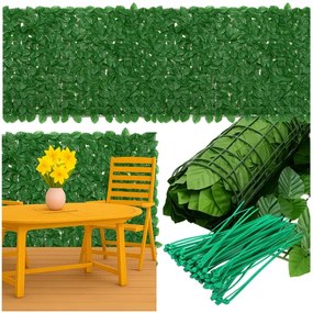 Изкуствен жив плет - зелено уединение за вашата градина, балкон или тераса 5 x 0,5 m