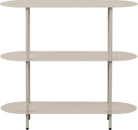 Бежов метален стелаж 90x81x31 cm Rieti – House Nordic