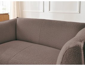 Кафяв диван от прежда с примки от букле 170 cm Giorgia – Bobochic Paris