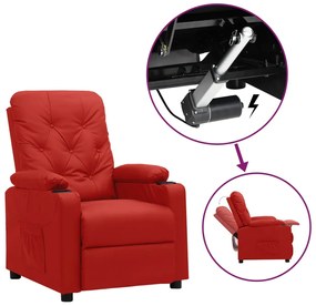 3093503 vidaXL Изправящ стол, виненочервен, изкуствена кожа
