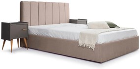 Тапицирано легло New York-Petrol-160 x 200-Χωρίς μηχανισμό ανύψωσης