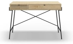 Работна маса от дъб 60x110 cm Ecrin - Marckeric