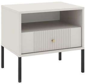 Нощно шкафче LUE бежово/черно