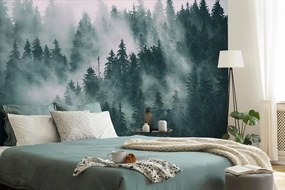 Самозалепващ фототапет – Гора в мъгла