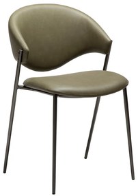 Трапезен стол от имитация на кожа в цвят каки Zone – DAN-FORM Denmark