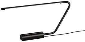 Черна LED настолна лампа (височина 33 cm) Olea – Trio Select