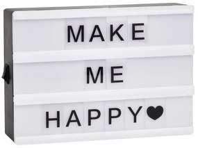 Бял LED фенер (височина 10,5 cm) – Hilight