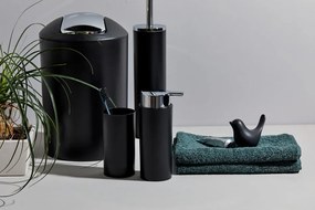 Черен пластмасов комплект аксесоари за баня Calvo – Wenko