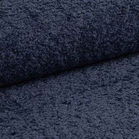 Синьо двойно легло 180x200 cm тапицирано с място за съхранение с включена подматрачна рамка Mount – Micadoni