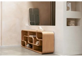 Библиотека от масивен дъб в естествен цвят 60x160x35 cm Seven – Zuiver