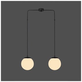 Черно висящо осветително тяло, височина 100 cm Efe - Squid Lighting