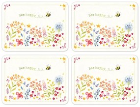 Коркова подложка 4 бр. 29x21 cm Bee Happy - Cooksmart ®