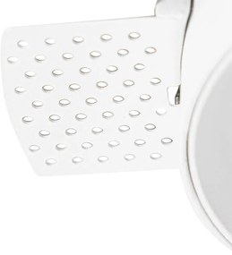 Комплект от 6 модерни вградени спота бели GU10 кръгли без рамки - Oneon Honey