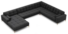 Тъмносив ъглов диван (десен ъгъл) Bali – Cosmopolitan Design