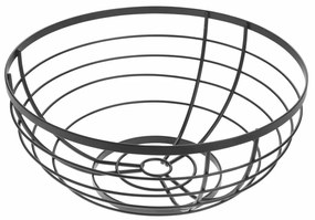 Черна купа за плодове , ø 27,31 cm Austin - iDesign